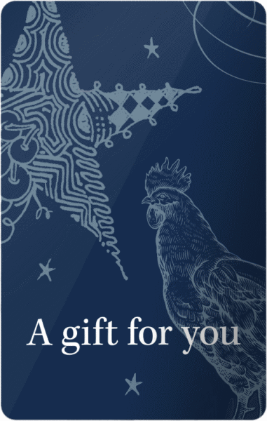 Gracie's gift cards make a great holiday or birthday gift