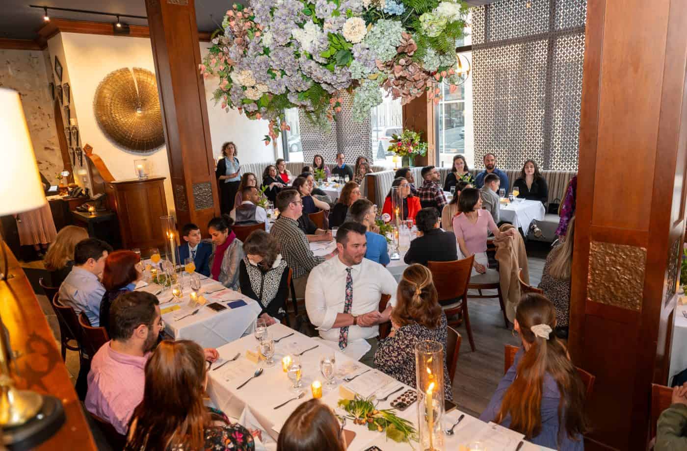 Elegant dining room for exclusive private event Providence