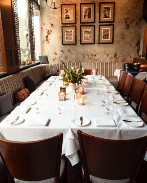 Chef-curated dinner in intimate private lounge Providence RI