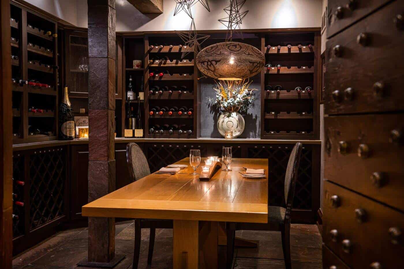 Private wine room in Providence for small group dining