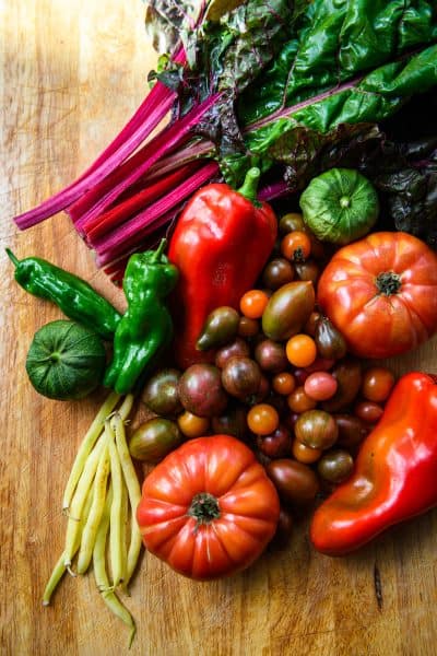 Autumn harvest vegetable entrée at Gracie’s Providence restaurant