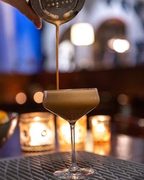 Espresso Martini at Gracie’s Providence for cocktails and small plates
