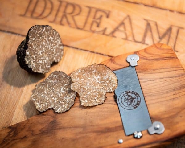 Fresh seasonal truffles for featured dish at Gracie's Providence